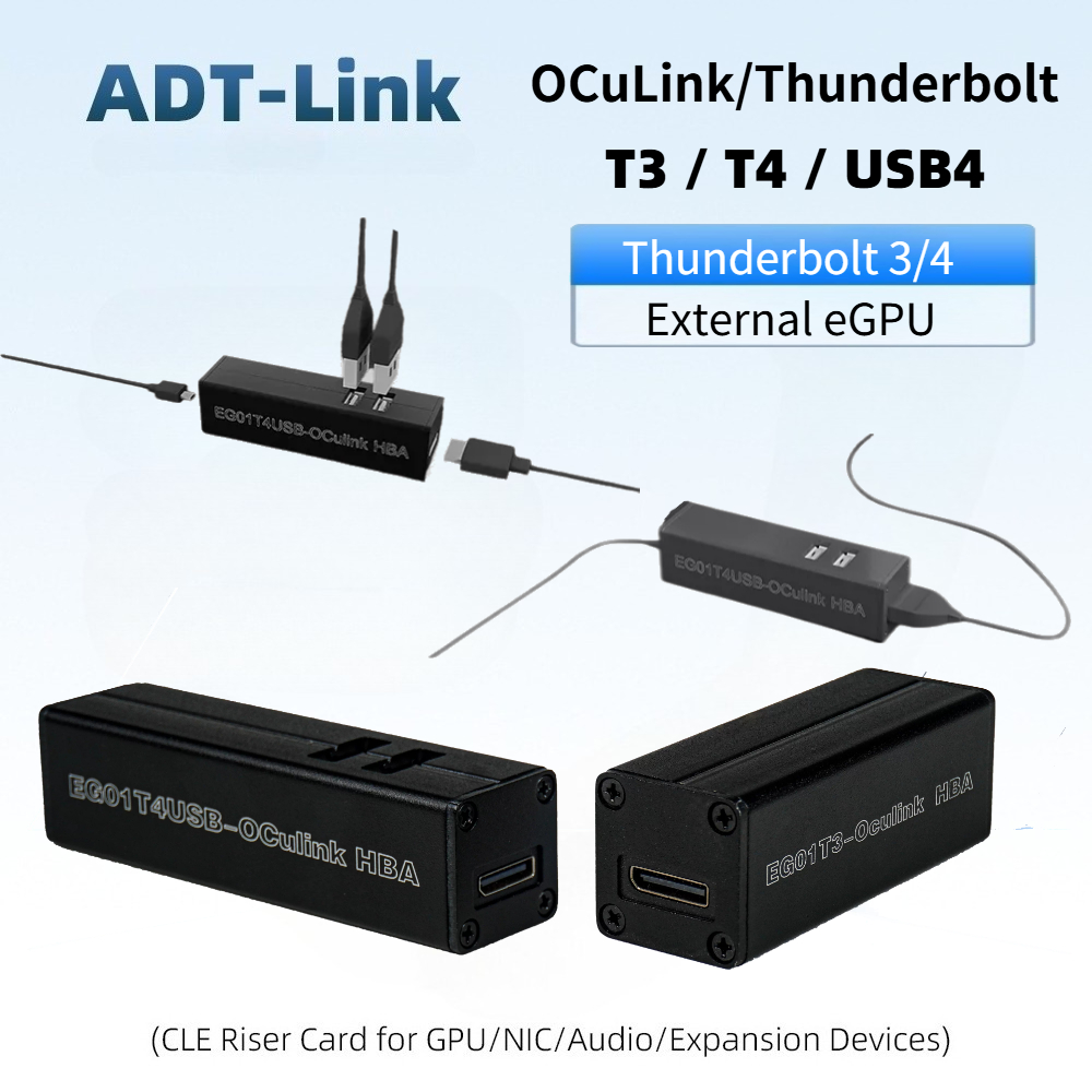 Gpu External Dock Egpu Thunderbolt 4 - T3 / T4 OCuLink Thunderbolt 4