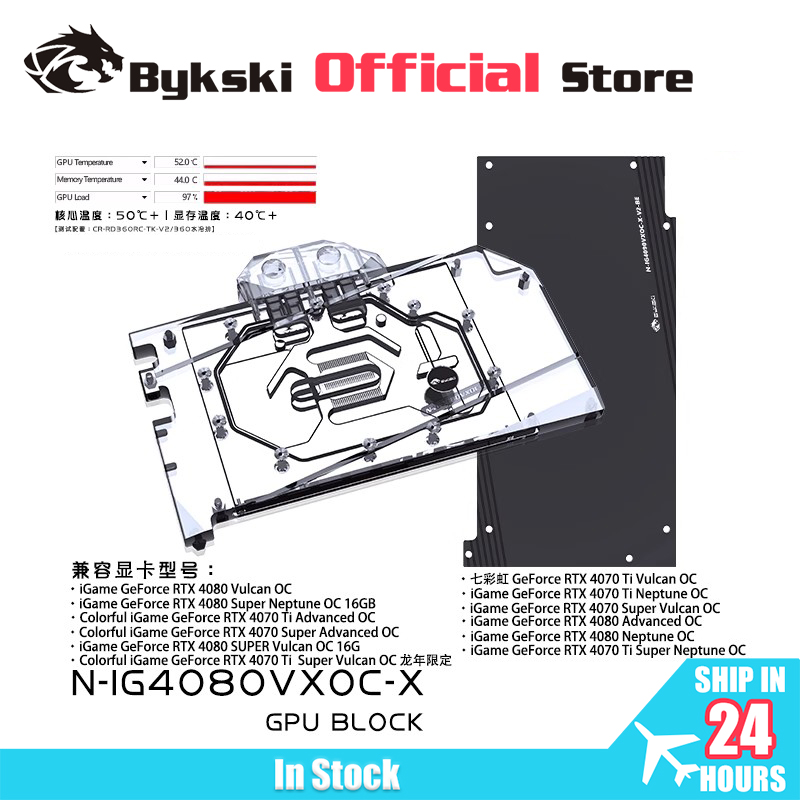 Bykski N-IG4080VXOC-X GPU Bloc - đánh giá và giá Rtx 4080 Water Cooling Block
