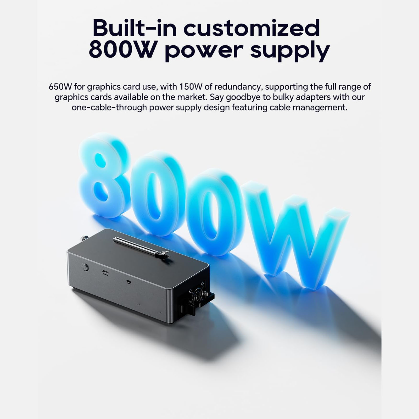 EGPU Docking Station with 800W - đánh giá và giá Oculink Gpu Dock Station
