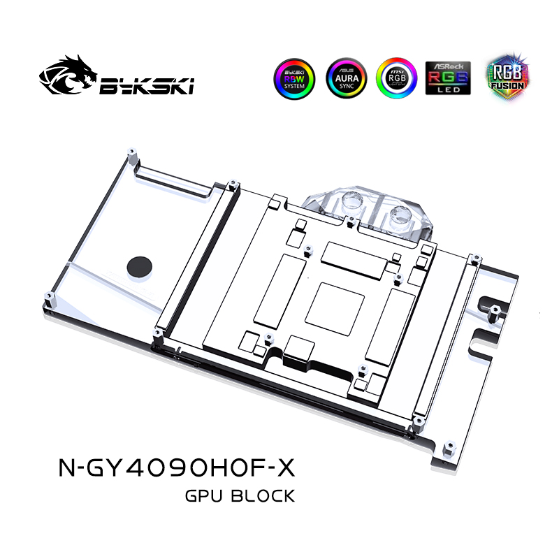 Bykski N-GY4090HOF-X GPU Block - đánh giá và giá Rtx 4090 Water Block Full Cover