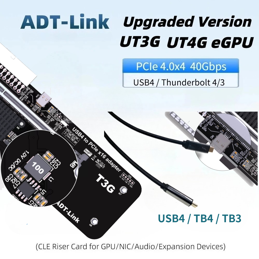 Upgarded New EGPU Thunderbolt  - đánh giá và giá Gpu External Dock Egpu Thunderbolt 4