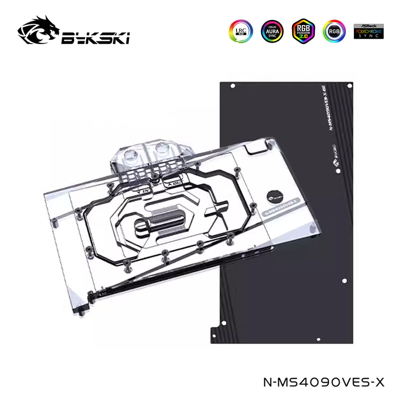 Bykski Full Cover Water Block  - đánh giá và giá Rtx 4090 Water Block Full Cover