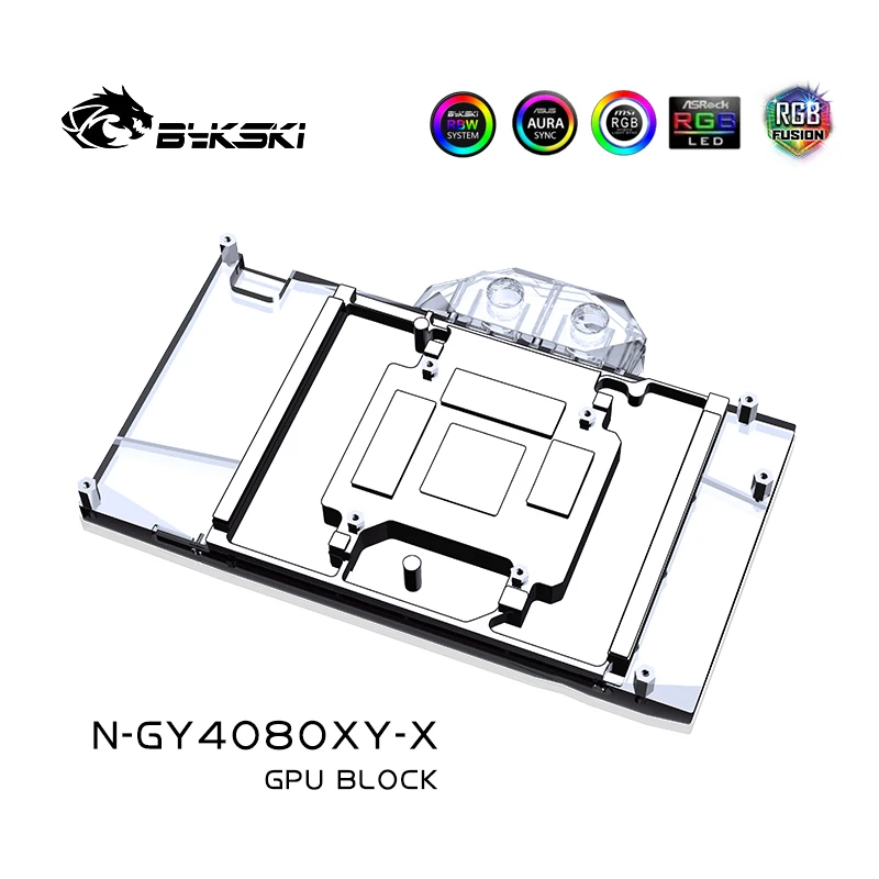 Bykski N-GY4080XY-X GPU Block  - đánh giá và giá Rtx 4080 Water Cooling Block