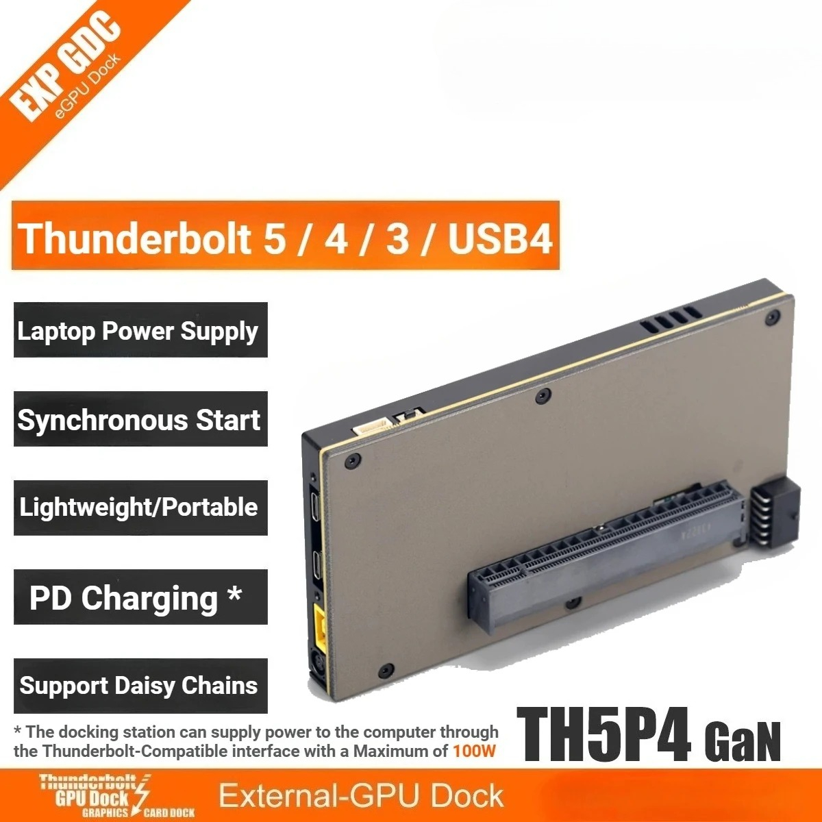 Upgraded TH5P4GaN Laptop Thund - đánh giá và giá Gpu External Dock Egpu Thunderbolt 4