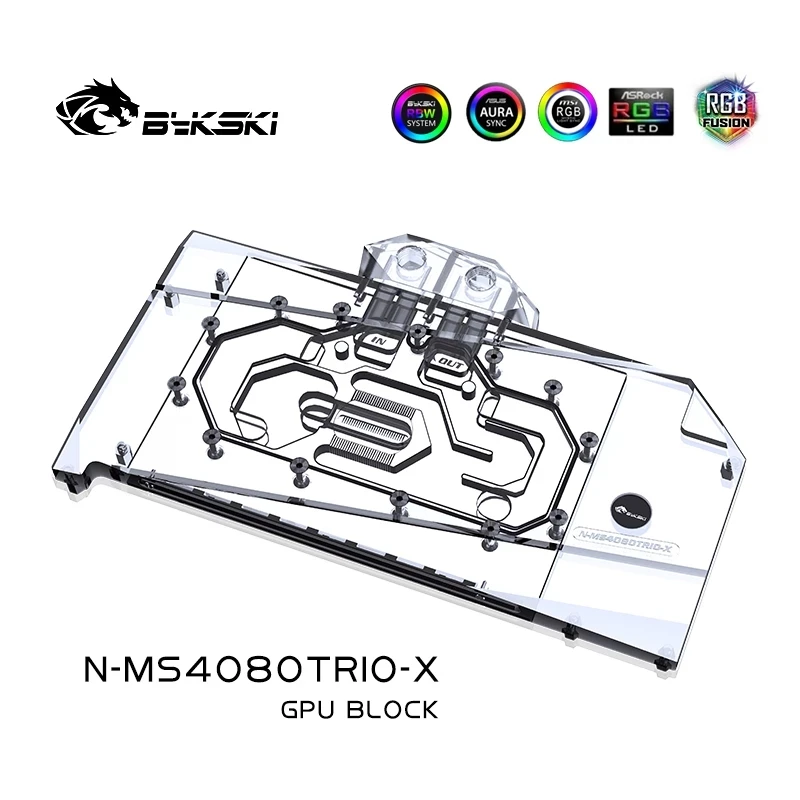 Bykski GPU Block for MSI RTX 4 - đánh giá và giá Rtx 4080 Water Cooling Block