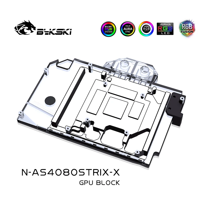 Bykski GPU Block Use for ASUS  - đánh giá và giá Rtx 4080 Water Cooling Block