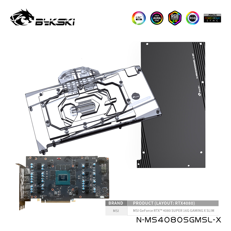 Bykski Water Block For MSI Gef - đánh giá và giá Rtx 4080 Water Cooling Block