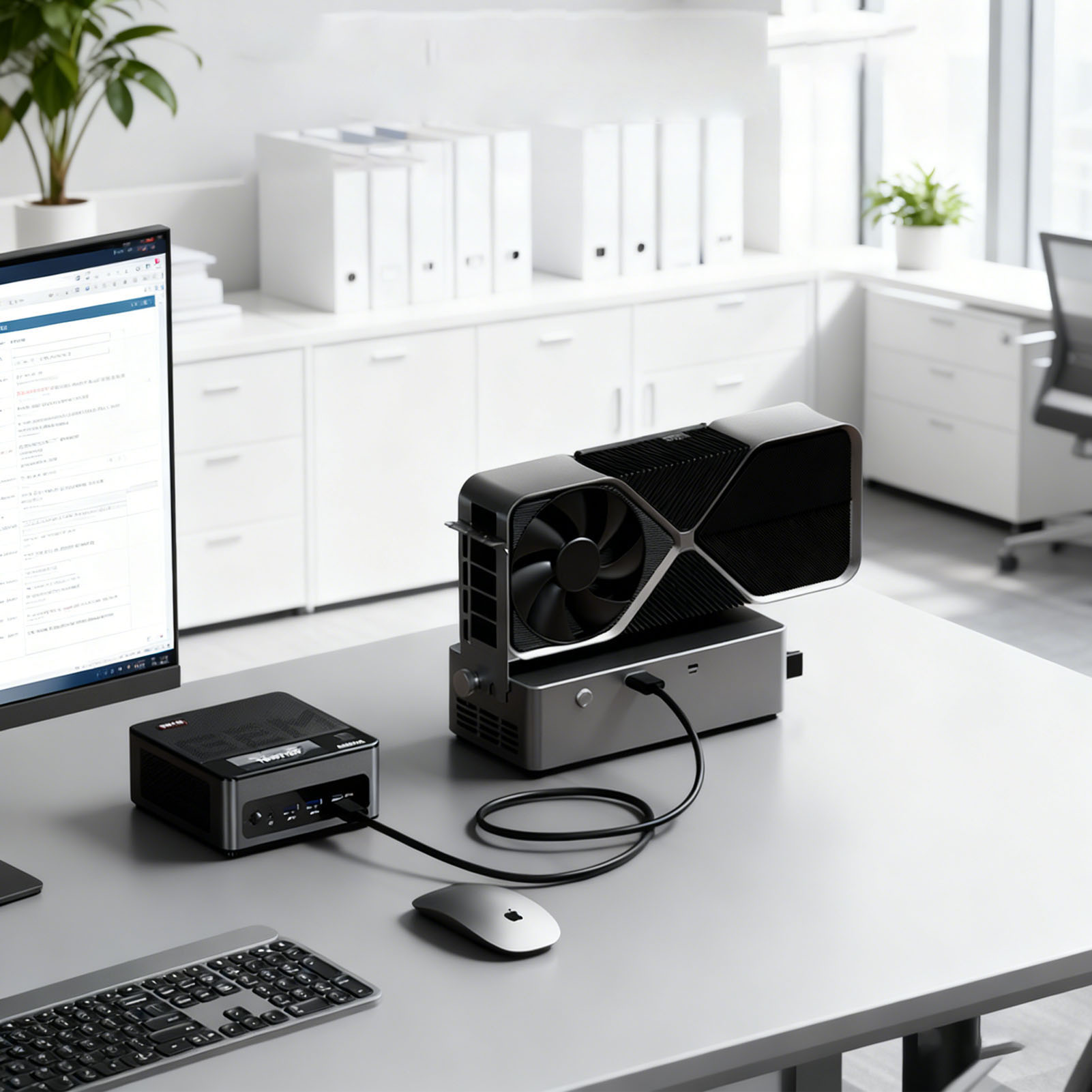 800W PSU PCIe 4.0 X4 External  - đánh giá và giá Oculink Gpu Dock Station
