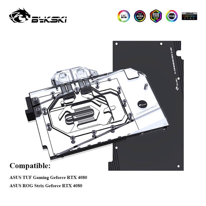 Bykski GPU Water Cooler Use Fo - đánh giá và giá Rtx 4080 Water Cooling Block
