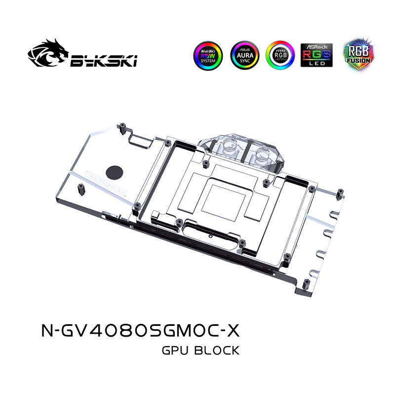 Bykski GPU Block for Gigabyte  - đánh giá và giá Rtx 4080 Water Cooling Block
