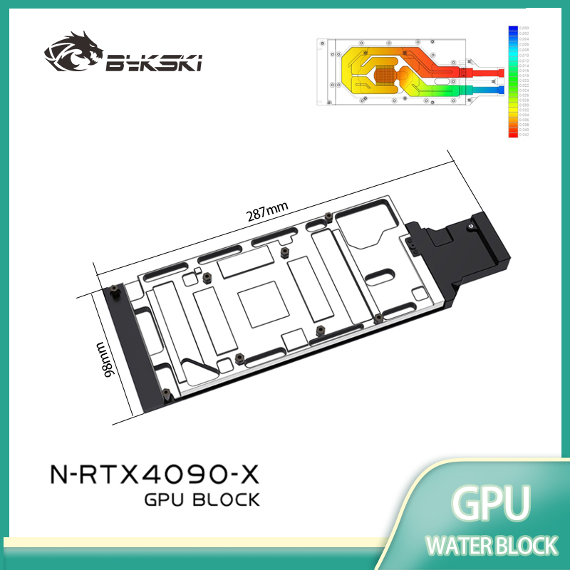 Bykski N-RTX4090-X GPU Water B - đánh giá và giá Rtx 4090 Water Block Full Cover